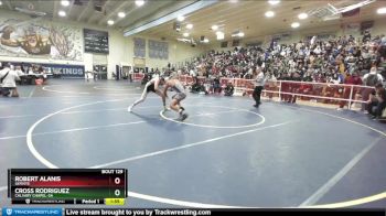 160 lbs Champ. Round 1 - Cross Rodriguez, Calvary Chapel-SA vs Robert Alanis, Servite