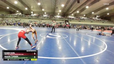 70 lbs Quarterfinal - Kasen Karl, Greater Heights Wrestling-AAA vs Mason Turner, Thoroughbred Wrestling Academy-AA