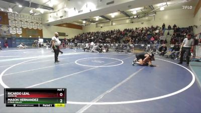 165 lbs Semifinal - Mason Hernandez, Citrus Valley vs Ricardo Leal, Santa Fe