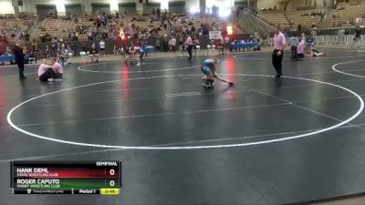 70 lbs Semifinal - Hank Deml, Stars Wrestling Club vs Roger Caputo, Rabbit Wrestling Club