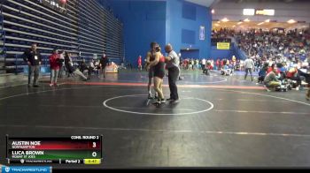157 lbs Cons. Round 2 - Maddox Roberts, Sussex Central vs Kristofer Bitterman, Grassfield