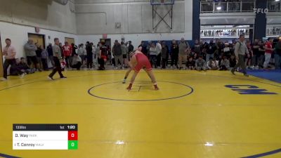 133 lbs R-32 - Dom Way, Parkersburg-WV vs Ty Conroy, Malvern Prep