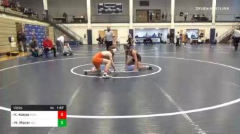 132 lbs Semifinal - Kelly Kakos, Perkiomen Valley vs Matt Mayer, Bethlehem Catholic