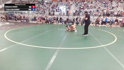 53 kg Champ. Rd Of 64 - Rosalia Rubio, Reiver Wrestling Academy vs Calli Gilchrist, Bears RTC