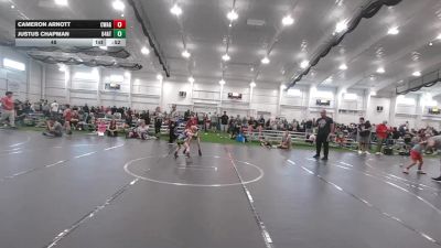 48 lbs Round 7 (8 Team) - Cameron Arnott, Contenders WA Green vs Justus Chapman, 84 Athletes