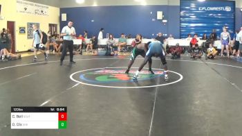 120 lbs Consi Of 16 #1 - Curis Bell, South Dade vs Dionysos Dix, Evans High School