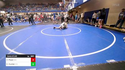 88 lbs Consi Of 8 #2 - Zander Pope, Keystone Wrestling Club vs Callum Hunter, Owasso Takedown Club