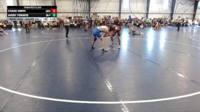 Silver 141 lbs Champ. Round 1 - Chase Smith, Augsburg College vs Avery Femrite, Wisconsin-Platteville