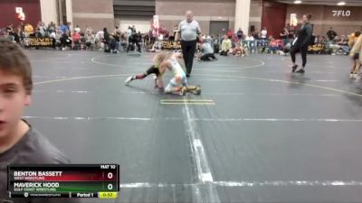 70 lbs Cons. Round 3 - Maverick Hood, Gulf Coast Wrestling vs Benton Bassett, West Wrestling