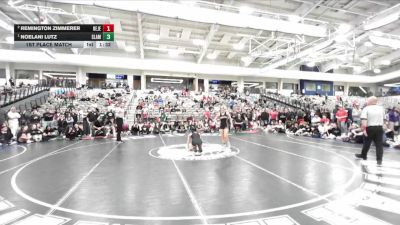 120 lbs 1st Place Match - Noelani Lutz, SLAM! NEVADA vs Remington Zimmerer, Regis Jesuit