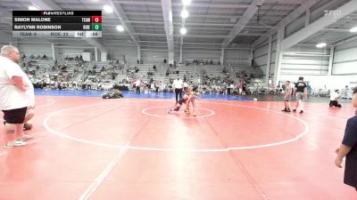 80 lbs Rr Rnd 2 - Simon Malone, Team Germantown vs Raylynn Robinson, Ride Out Wrestling Club