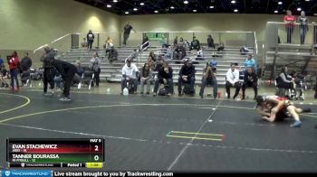 101 lbs Round 3 (6 Team) - Tanner Bourassa, Mi Pitbull vs Evan Stachewicz, Ares