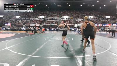 A - 138 lbs Champ. Round 1 - Benjamin White, Stevensville vs Neuce Passes, Hardin