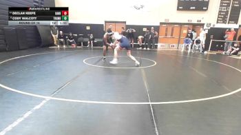 150 lbs Round Of 16 - Declan Keefe, Danbury vs Cody Walcott, Trumbull