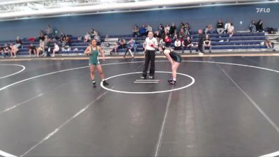 105 lbs 5th Place Match - Yuritza Mejia, Warrior Wrestling Academy vs Victory Hartley, Pikes Peak Warriors