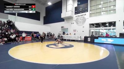 100 lbs Cons. Round 3 - Suheily Chavez, Citrus Valley vs Hayden Yanagisawa, Mayfair