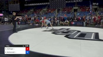 170 lbs Cons 64 #1 - Xander Zollinger, Idaho vs Khale McDonnell, California