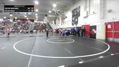 120 lbs Champ. Round 1 - Dylan Field, Littlerock vs Oscar Martinez, Mountain View