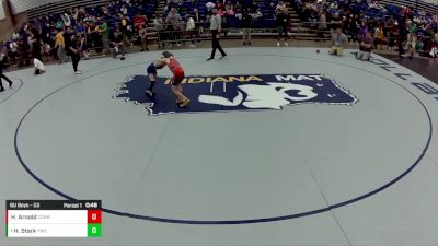 8U Boys - 53 lbs Quarters - Hunter Arnold, Chester County Kraken Wrestling Club vs Hunter Stark, Yorktown Wrestling Club