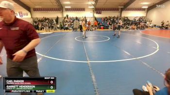 132A Semifinal - Garrett Henderson, Lingle-Ft. Laramie/Southeast vs Cael Parker, Thunder Basin High School