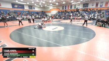 174 lbs 7th Place Match - David Reinhart, University Of Mount Union vs Tyler Joseph, University Of Chicago