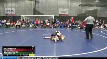 115 lbs Round 2 (6 Team) - Braylin Cosper, Tennessee Red vs Grady Meyer, Nebraska Silver