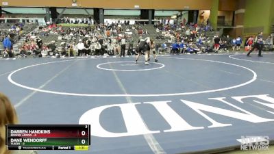 165 lbs Quarterfinals (8 Team) - Darren Handkins, BROKEN ARROW vs Dane Wendorff, YUKON