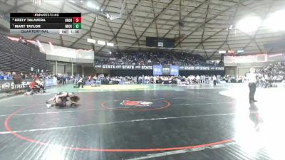 Girls 4A 130 lbs Quarterfinal - Mary Taylor, North Creek (Girls) vs Keely Talavera, Union (Girls)