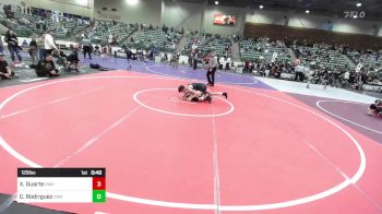 126 lbs 2nd Place - Xander Duarte, Swamp Monsters WC vs Cristian Rodriguez, Swamp Monsters WC