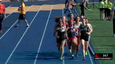Women's 1500m Unseeded, Heat 1