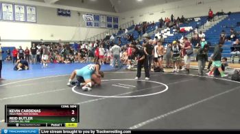 220 lbs Cons. Semi - Kevin Cardenas, Villa Park High School vs Reid Butler, Corona Del Mar