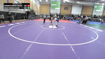 235 lbs Consi Of 8 #2 - Savannah Cabrera-Arocho, Plainville vs Eglis Tuareza Clase, Springfield Central (W)