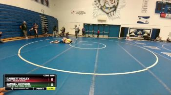 105 lbs Cons. Semi - Garrett Henley, Lovell Middle School vs Samuel Johnson, Thermopolis Middle School