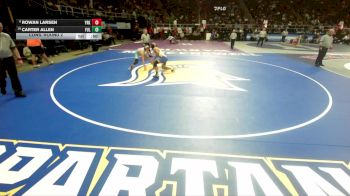 I-144 lbs Cons. Round 2 - Carter Allen, Fulton vs Rowan Larsen, Yorktown