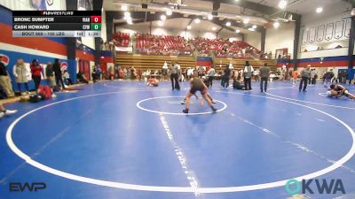 105 lbs Rr Rnd 5 - Bronc Sumpter, Vian Wrestling Club vs Cash Howard, Coweta Tiger Wrestling