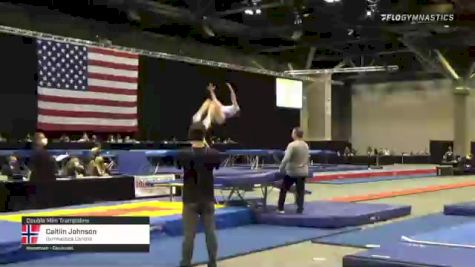 Caitlin Johnson - Double Mini Trampoline, Gymnastics Central - 2021 USA Gymnastics Championships