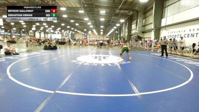 126 lbs Rr Rnd 3 - Bryson Galloway, Camp Reynolds vs Sebastian Erman, Great Bridge Wrestling Club