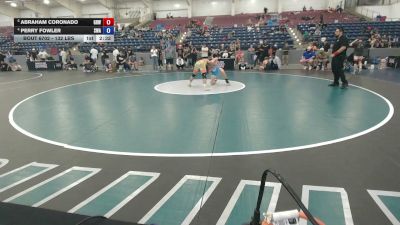 132 lbs Quarters - Abraham Coronado, Gold Rush Wrestling vs Perry Fowler, Sanderson Wrestling Academy