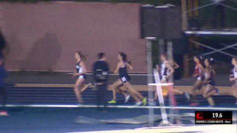 Women's 1500m Invite, Heat 4 - Bucknell's Christine Bendzinski kicks for 4:20.13 on home track
