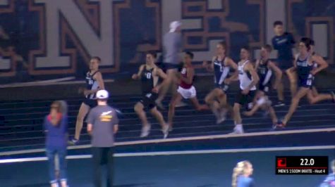 Men's 1500m Invite, Heat 4