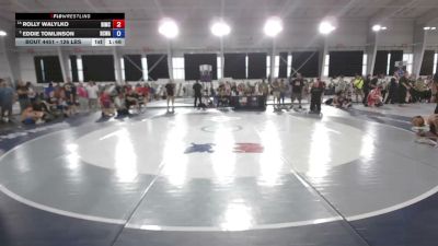 126 lbs Cons. Quarters - Rolly Walylko, Bishop McCort vs Eddie Tomlinson, Red Cobra Wrestling Academy