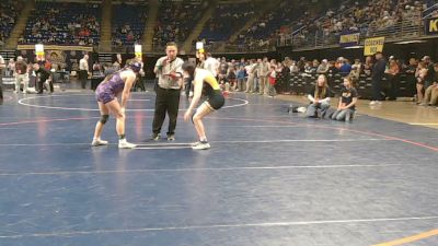 115 lbs Consy 5 - Addisyn Spencer, Saegertown vs Kylinn Swineford, Mifflin County