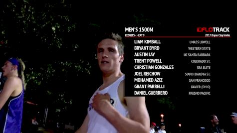 Men's 1500m, Heat 10