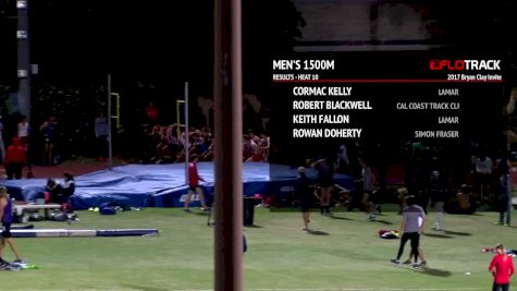 Men's 1500m, Heat 11