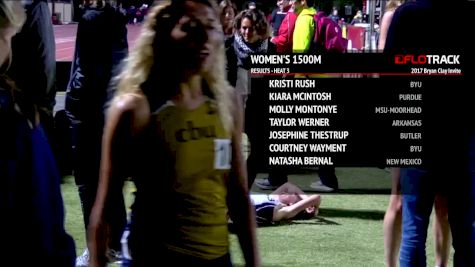 Women's 1500m, Heat 4