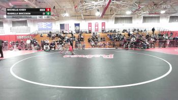 126 lbs Quarterfinal - Michelle Khiev, Manchester Memorial vs Isabella Ericcson, Conval