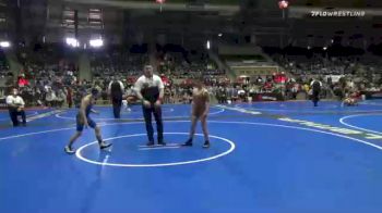 85 lbs Consolation - Cameron Moats, Apache Youth Wrestling vs Hunter Peterson, Stma