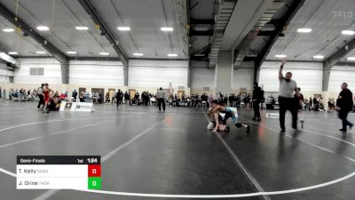 85 lbs Semifinal - Thayne Kelly, Sanderson Wrestling Academy vs Jace Orine, Thoroughbred Wrestling Academy (TWA)