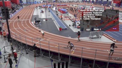 Women's 200m, Finals 1