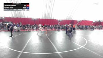 132 lbs Cons. Round 3 - Cooper Herzig, Askren Wrestling Academy vs Hunter Reid, Prairie Du Chien Wrestling Club